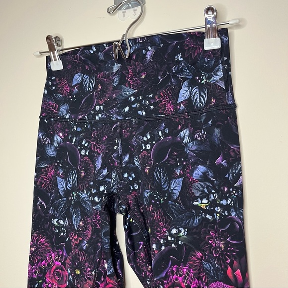 LULULEMON Wunder Under In Bloom Atheleisure Floral Printed Leggings (RARE) - Picture 5 of 11